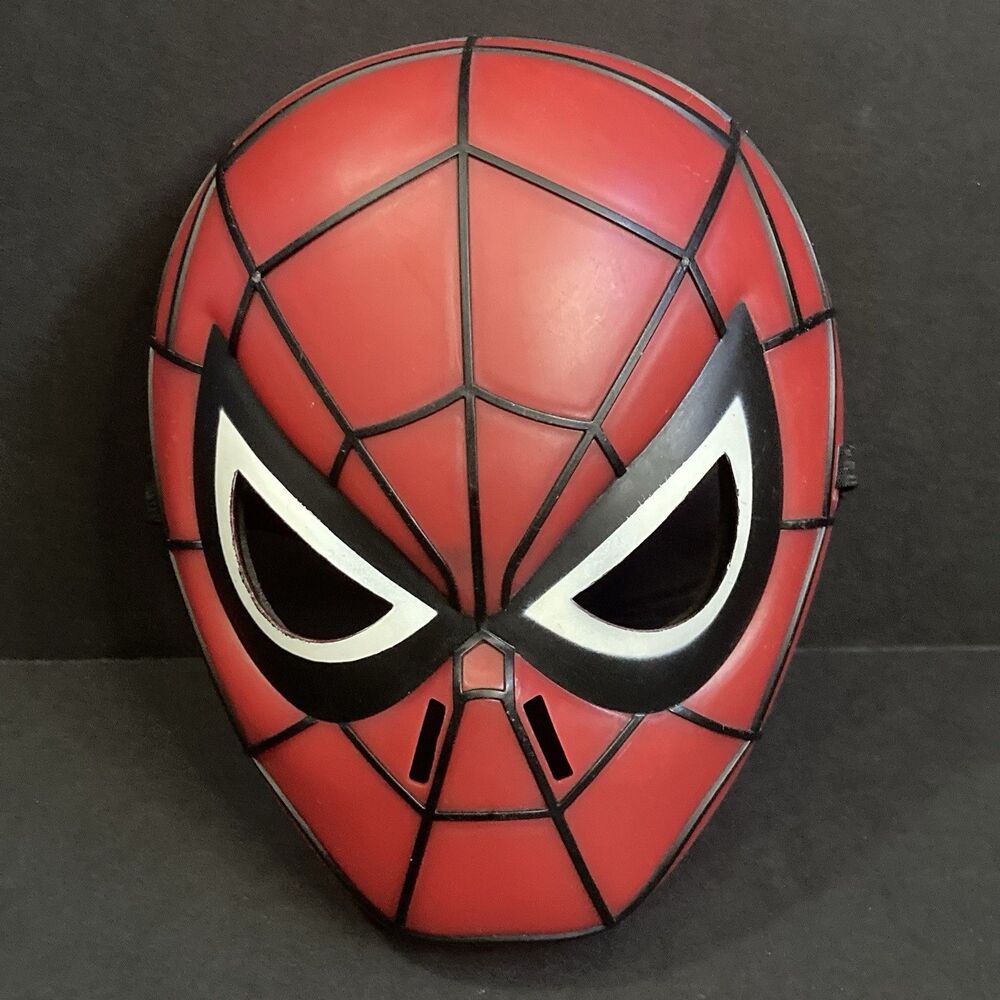Marvel Amazing Spider-man Hard Plastic Cosplay Costume Halloween Mask